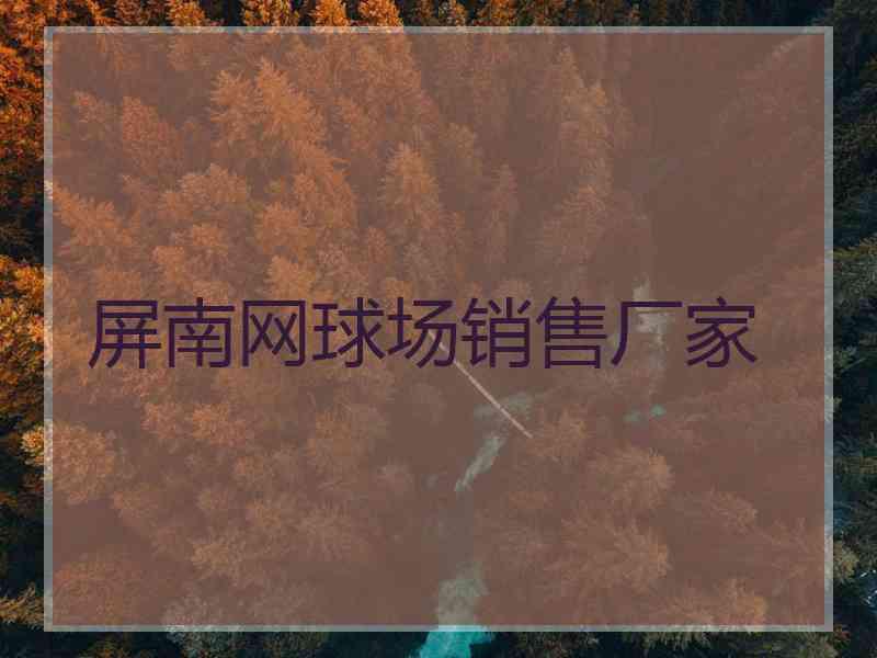 屏南网球场销售厂家