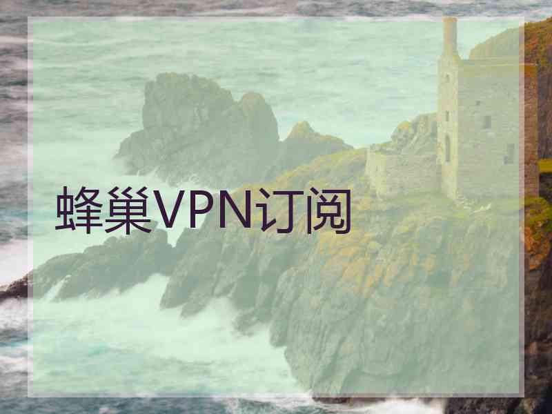 蜂巢VPN订阅