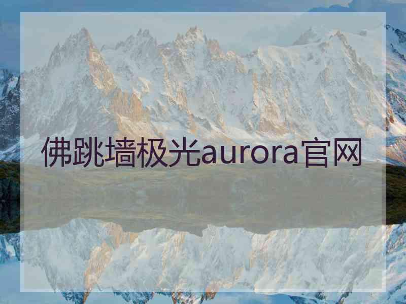 佛跳墙极光aurora官网