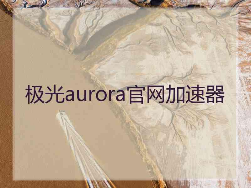 极光aurora官网加速器