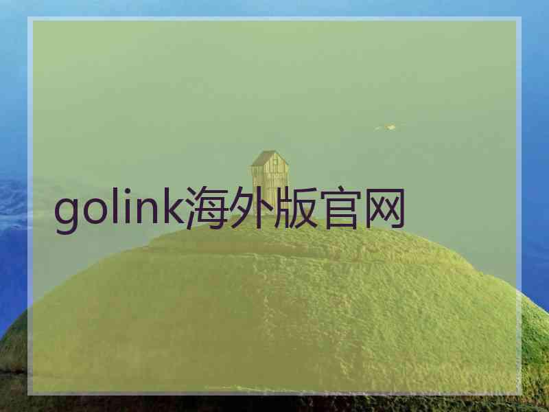 golink海外版官网