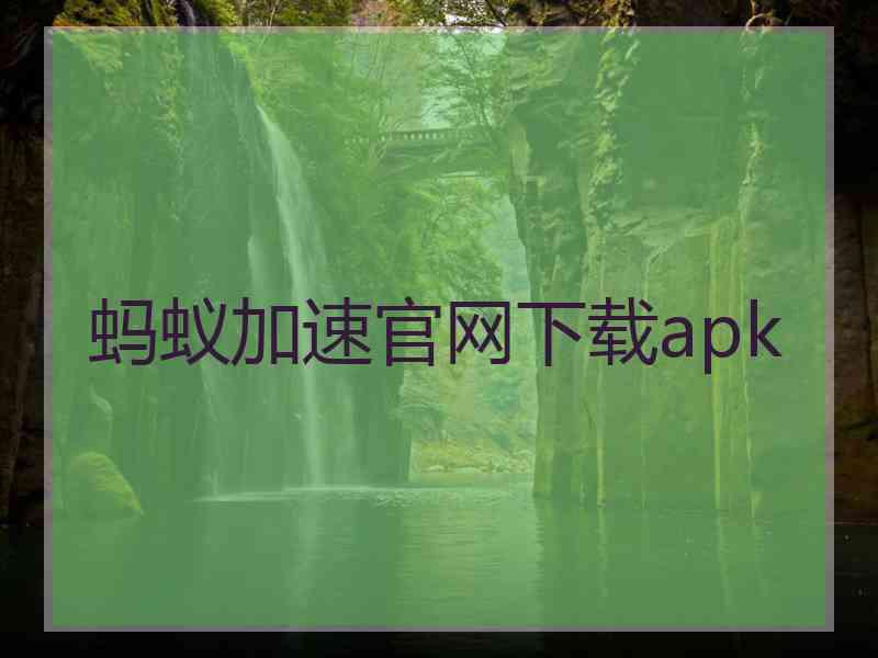 蚂蚁加速官网下载apk