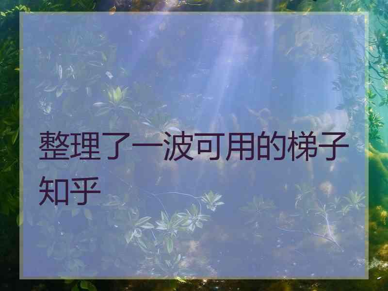 整理了一波可用的梯子知乎