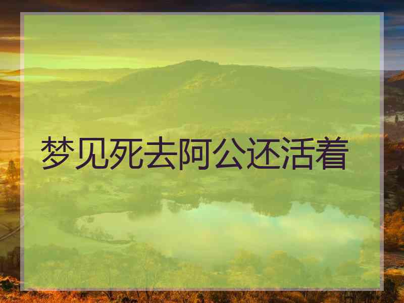 梦见死去阿公还活着