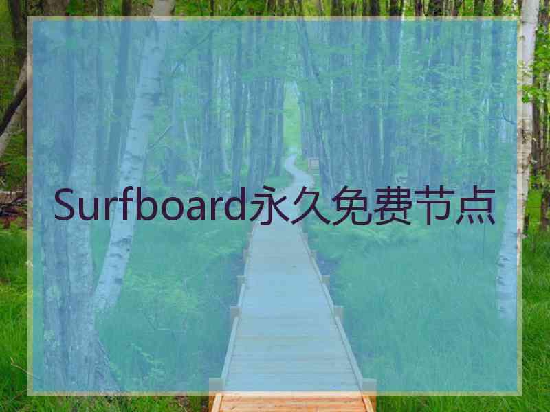 Surfboard永久免费节点