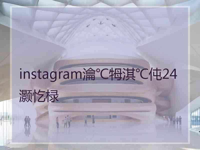 instagram瀹℃牳淇℃伅24灏忔椂