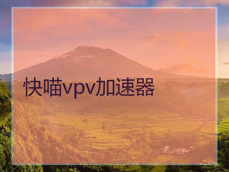 快喵vpv加速器