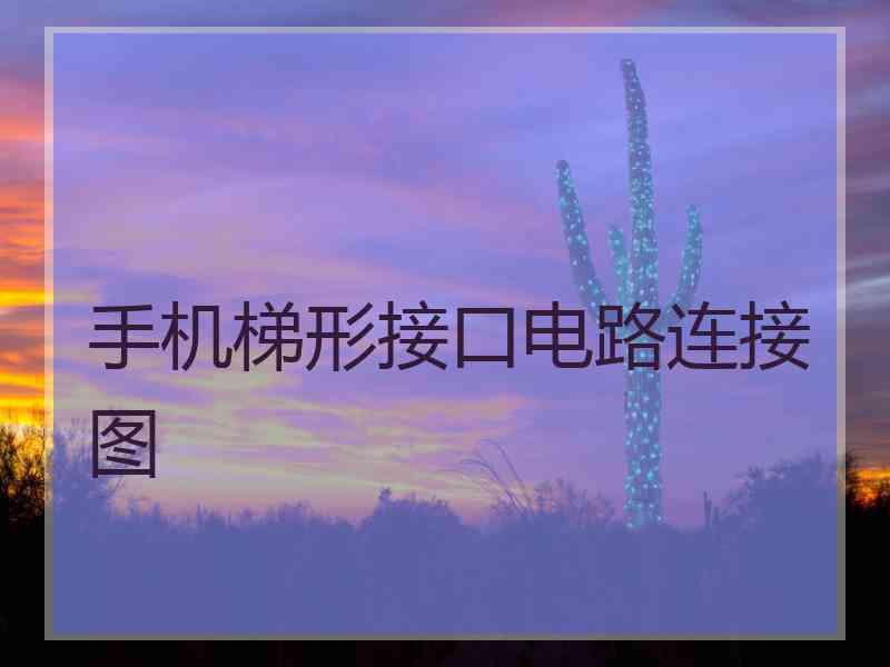 手机梯形接口电路连接图