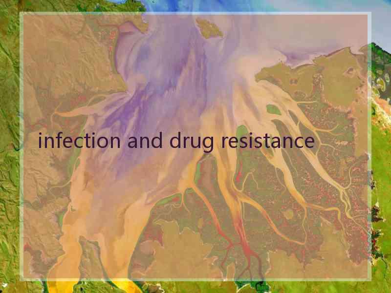 infection and drug resistance