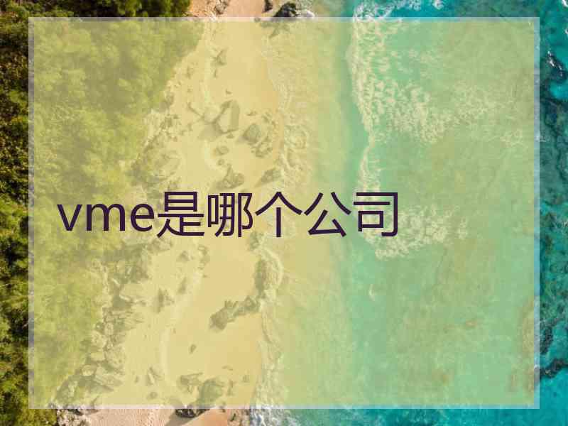 vme是哪个公司