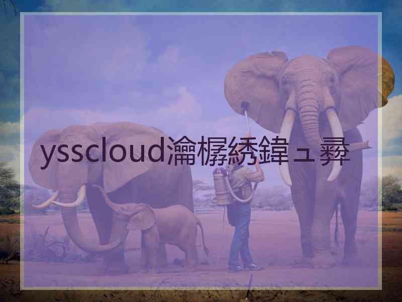 ysscloud瀹樼綉鍏ュ彛