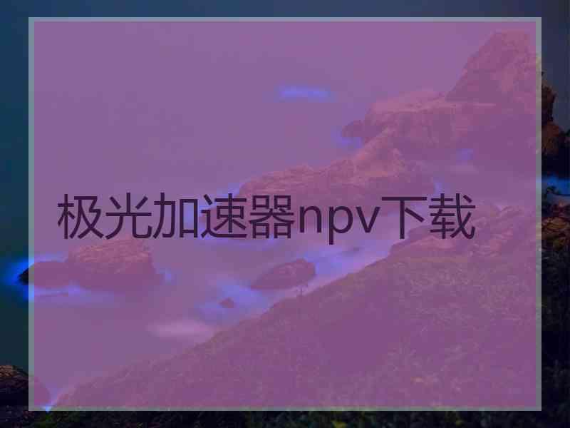 极光加速器npv下载