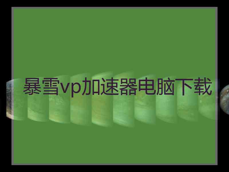 暴雪vp加速器电脑下载