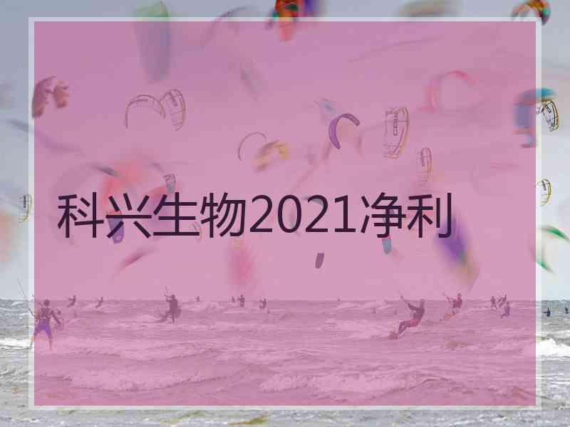 科兴生物2021净利