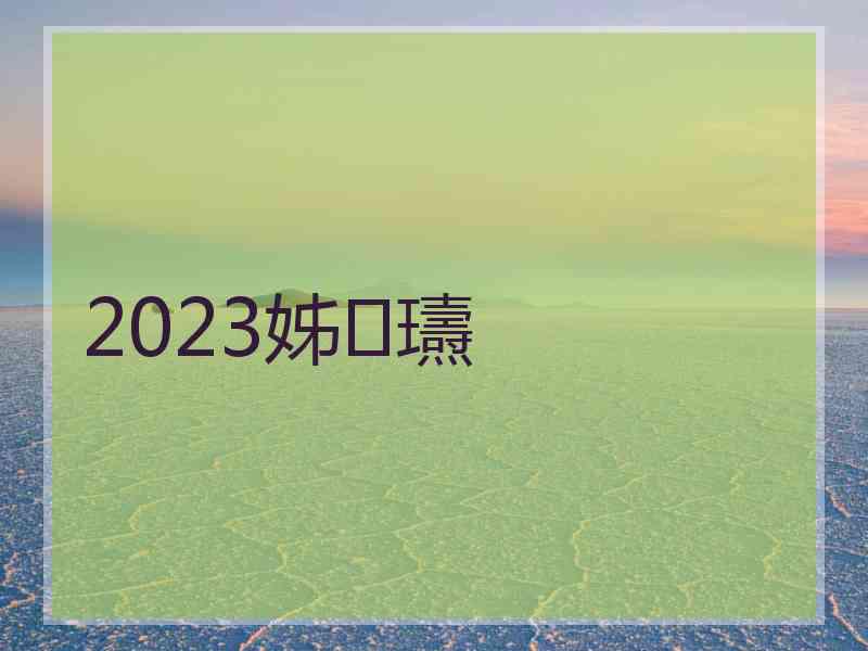 2023姊瓙