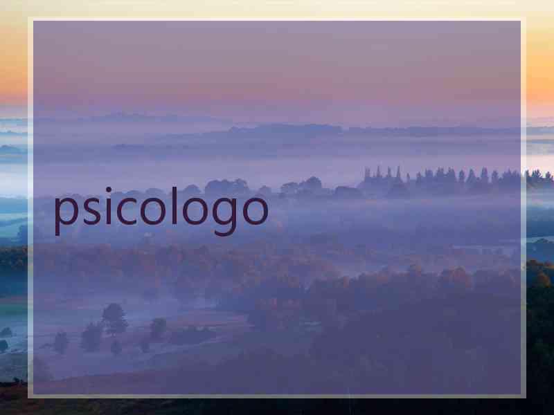 psicologo