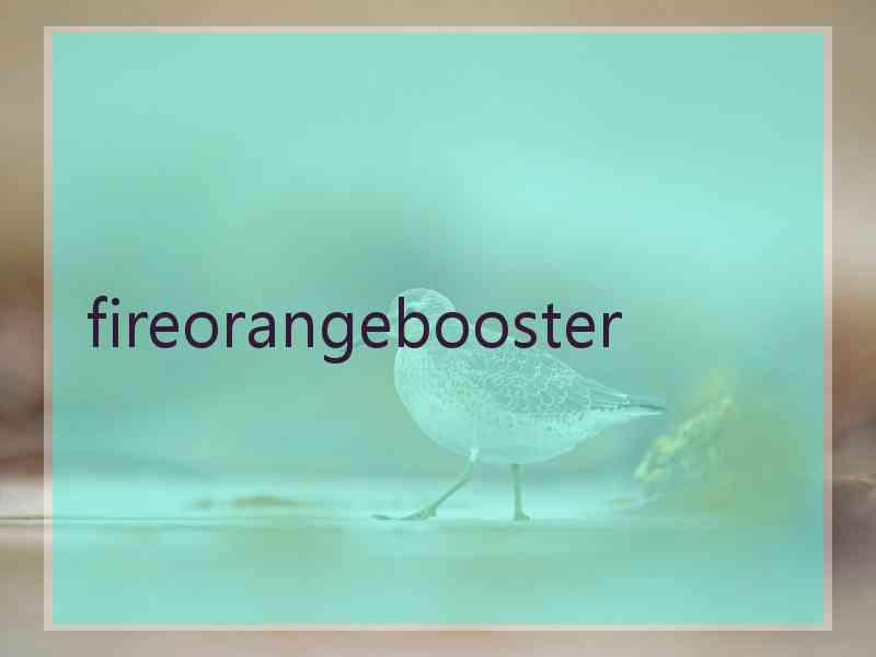 fireorangebooster