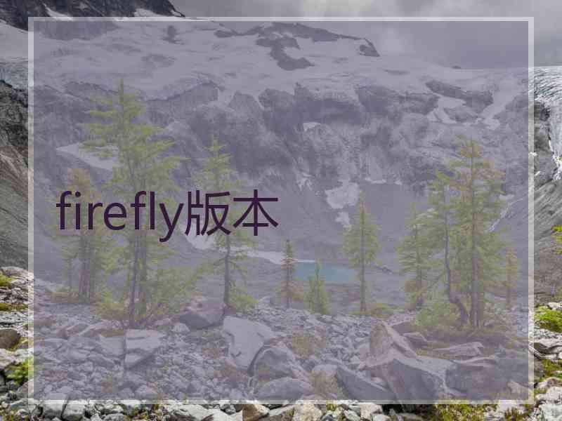 firefly版本