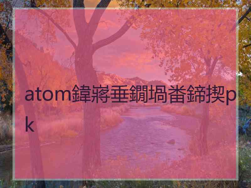 atom鍏嶈垂鐗堝畨鍗揳pk