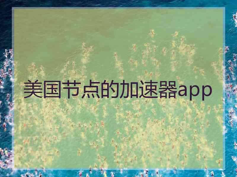 美国节点的加速器app