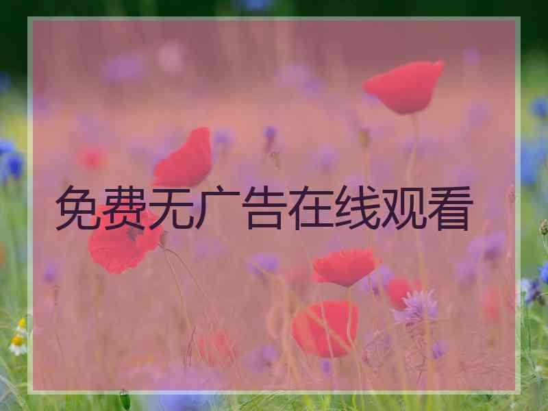 免费无广告在线观看