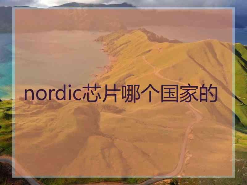 nordic芯片哪个国家的