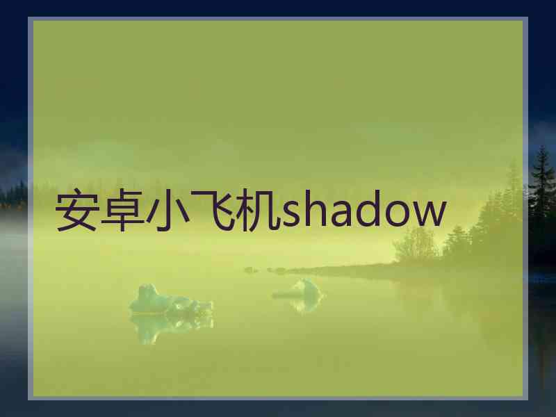 安卓小飞机shadow