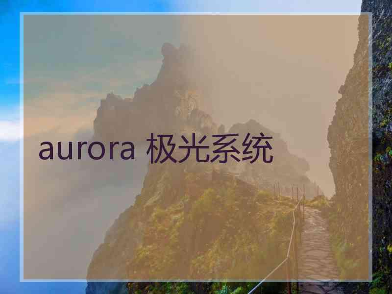 aurora 极光系统