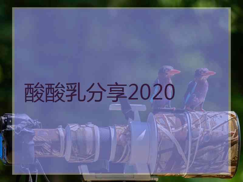 酸酸乳分享2020