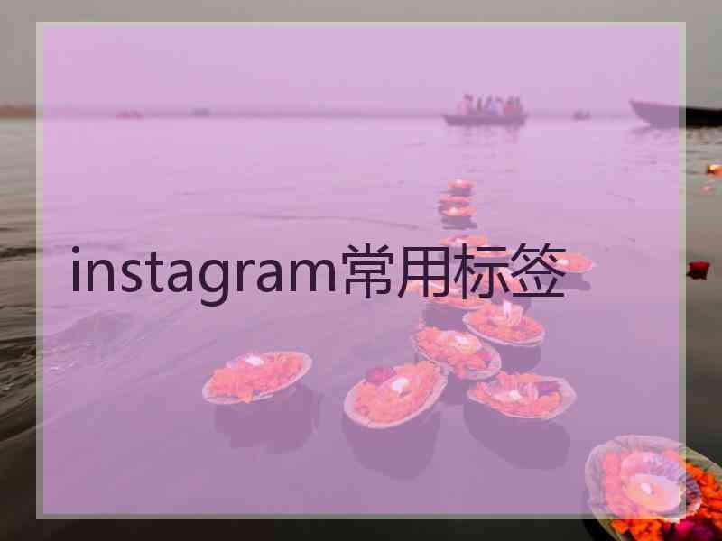 instagram常用标签