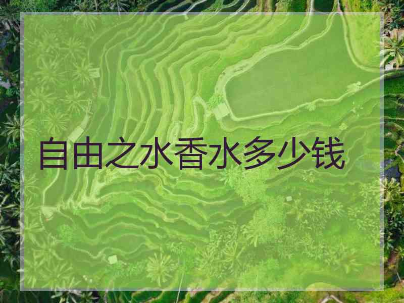 自由之水香水多少钱