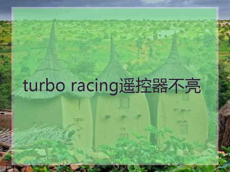 turbo racing遥控器不亮